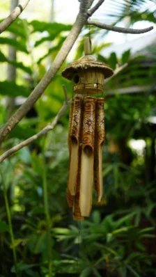 Printed Round Nest Wind Chime